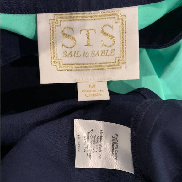 SAIL TO SABLE COLLECTION COLOR BLOCK SHIFT DRESS Size Medium - Picture 6 of 7